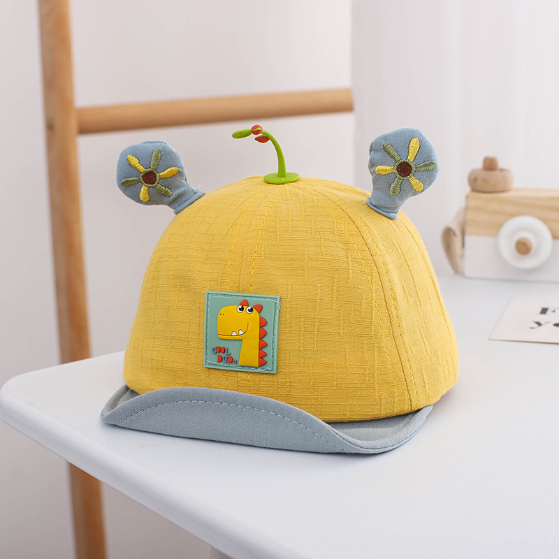 Baby Hat Spring and Autumn Thin Female Baby Peaked Cap Spring Cute Super Cute Infant Children Soft Brim Baseball Cap
