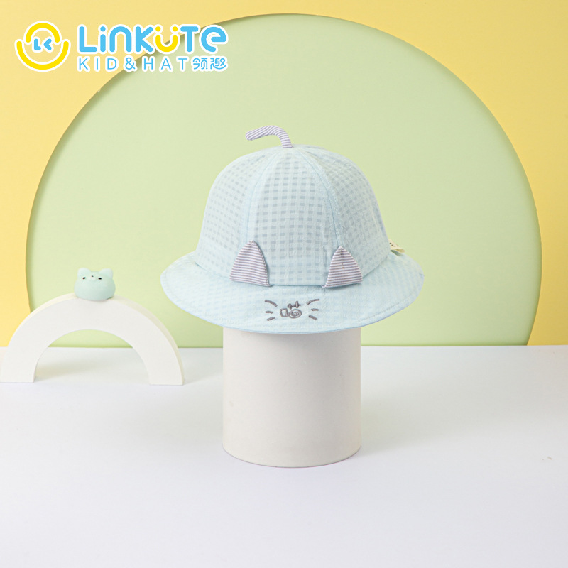 Jingguaner Summer New Baby Hat Boys and Girls Beanie Newborn Child Kid Baby Net Bucket Hat