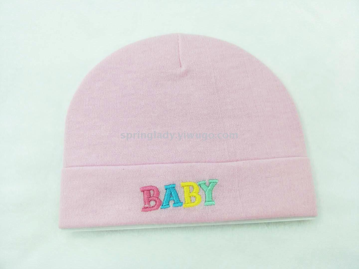Embroidered Baby Word Baby Hat Baby Newborn Head Protection Wind Warm Tire Hat Spring Lady Embroidered Baby Word Baby Hat Baby Newborn Head Protection Wind Warm Tire Hat Spring Lady