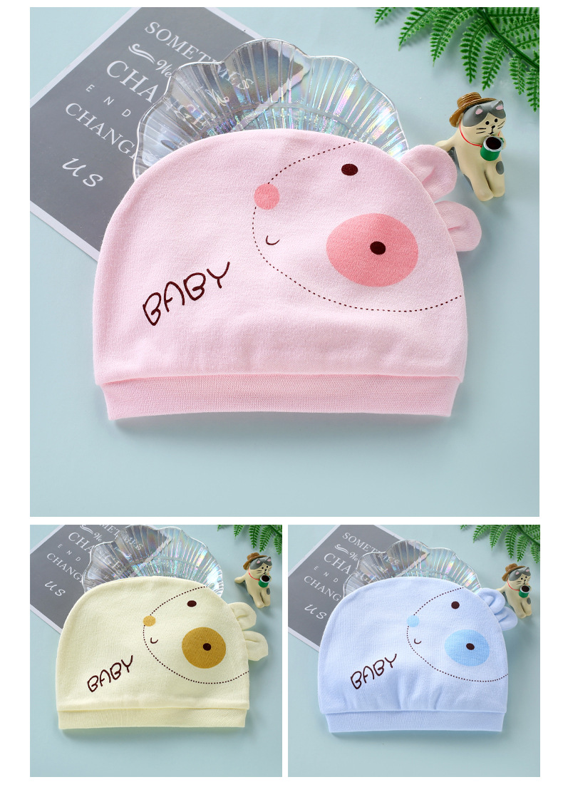 Baby Hat Autumn and Winter Cotton New Cartoon Newborn Baby Beanie Cap Discount Baby Children Hat Discount Wholesale Baby Hat Autumn and Winter Cotton New Cartoon Newborn Baby Beanie Cap Discount Baby Children Hat Discount Wholesale
