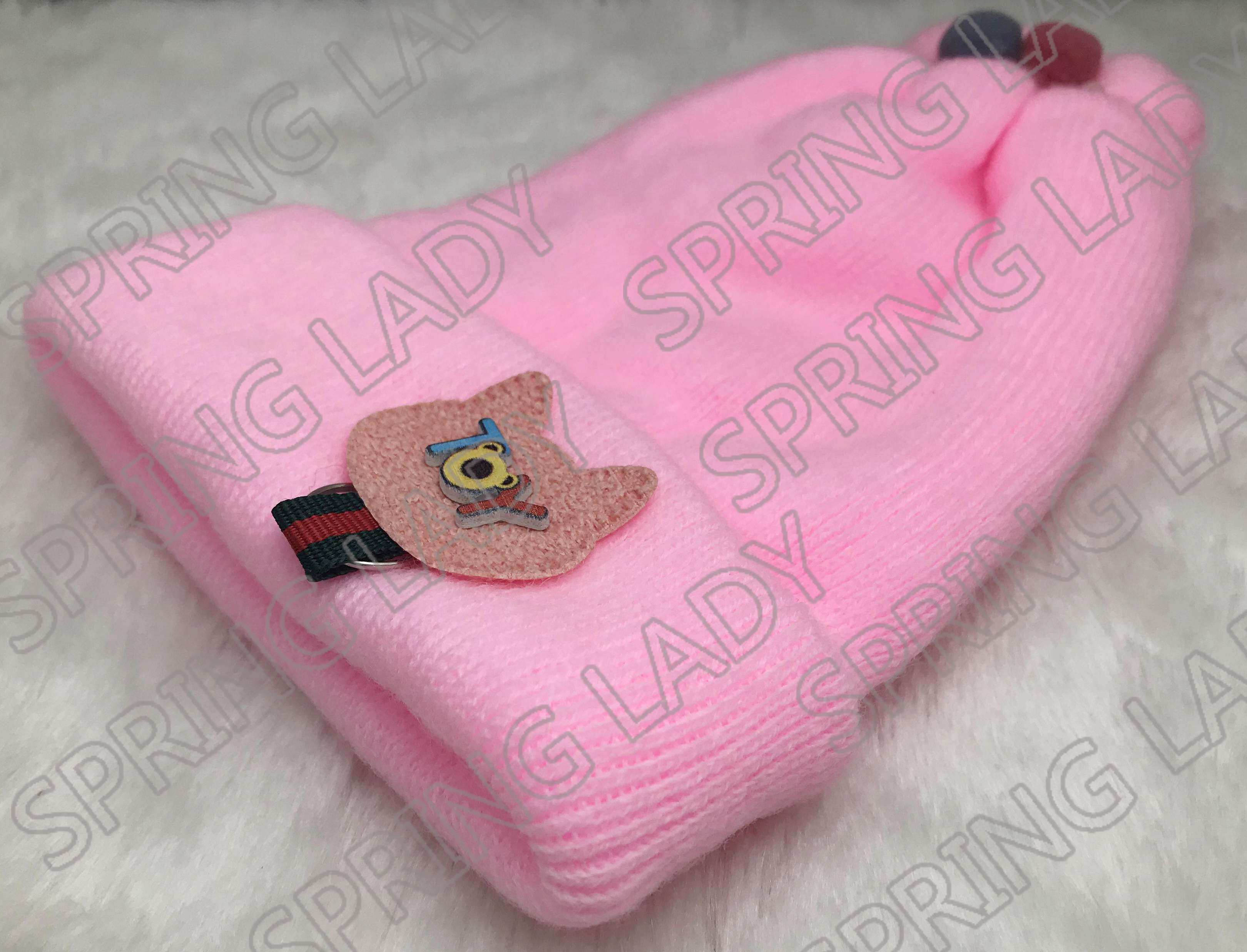 Autumn and Winter New Baby Hat Knitted Hat Children's Pullover Hat Korean Style Baby Wool Cap SPRING LADY