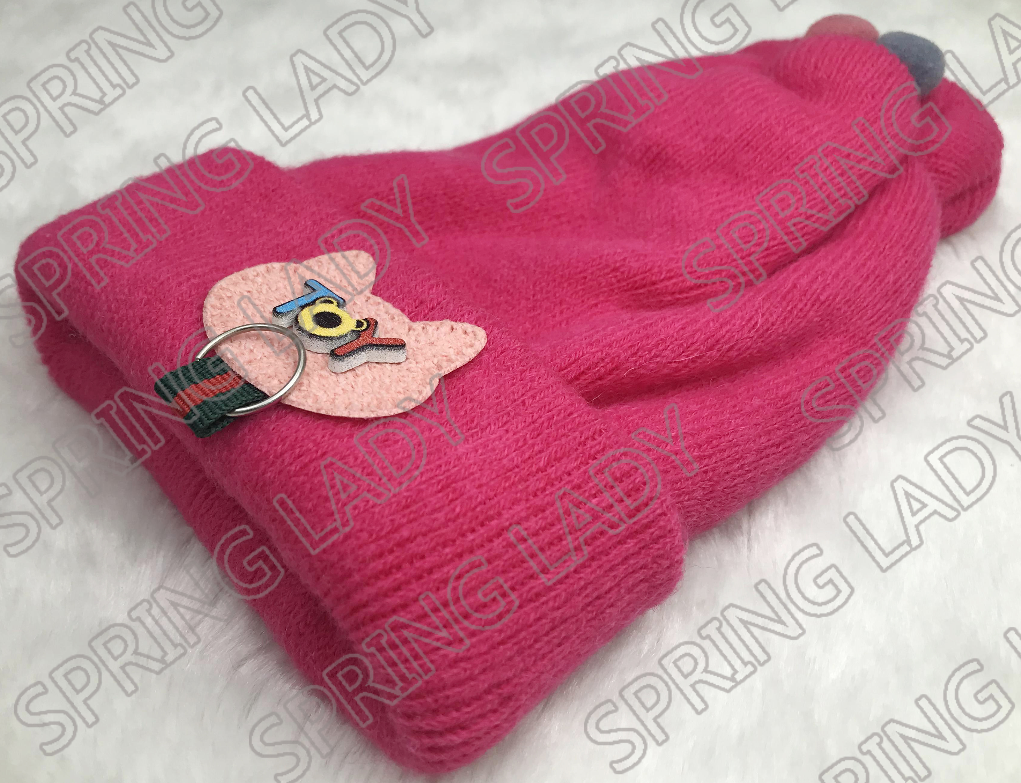 Autumn and Winter New Baby Hat Knitted Hat Children's Pullover Hat Korean Style Baby Wool Cap SPRING LADY