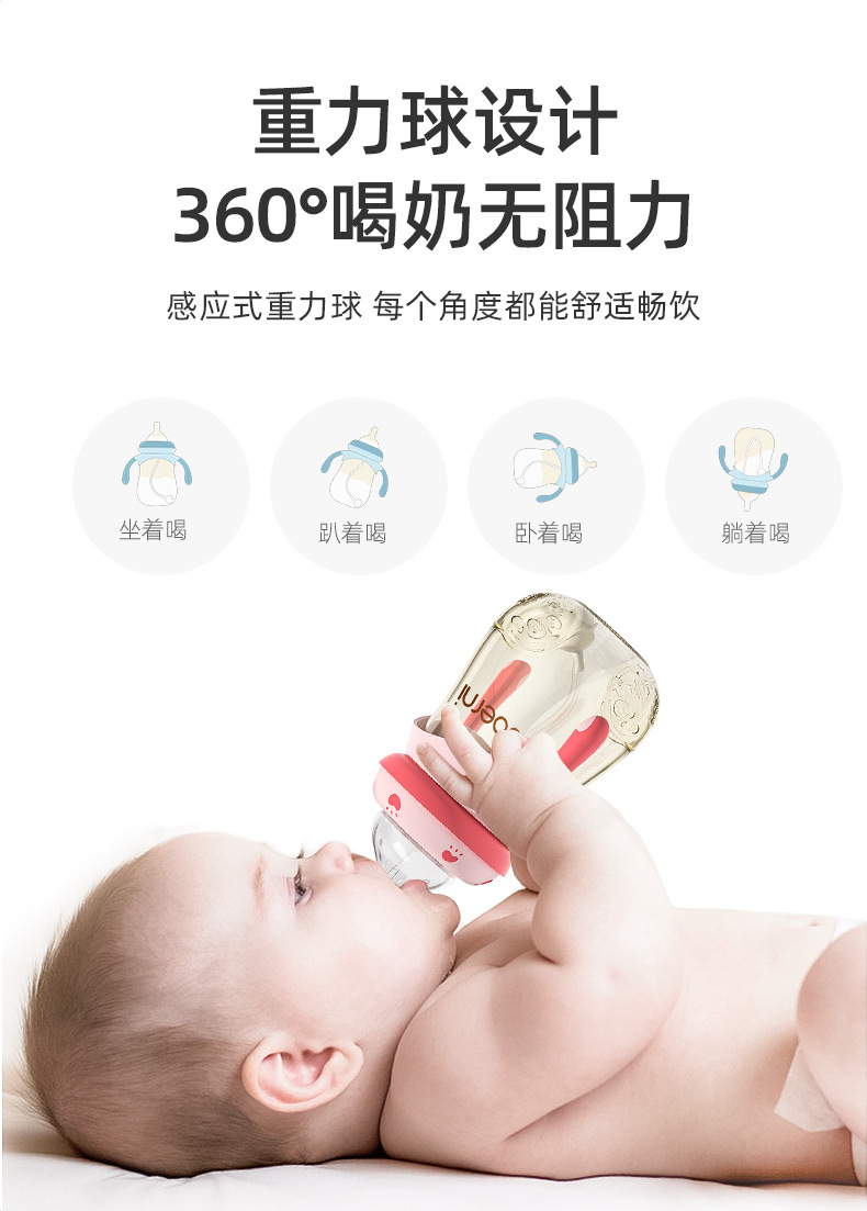 Proof TemperatureResistant PPSU Baby Bottle Wide Caliber AntiFlatulence DropResistant Baby Bottle Whole Manufacturer