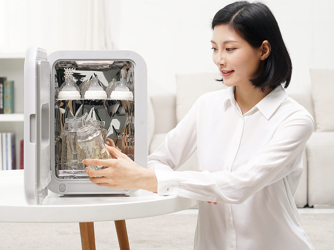 MIJIA Xiaolang Desktop Portable Disinfection Cabinet UV Baby Bottle Household Small Sterilization Dryer