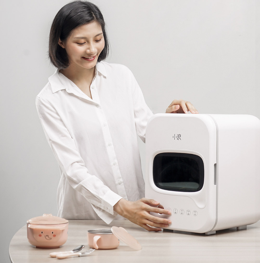 MIJIA Xiaolang Desktop Portable Disinfection Cabinet UV Baby Bottle Household Small Sterilization Dryer