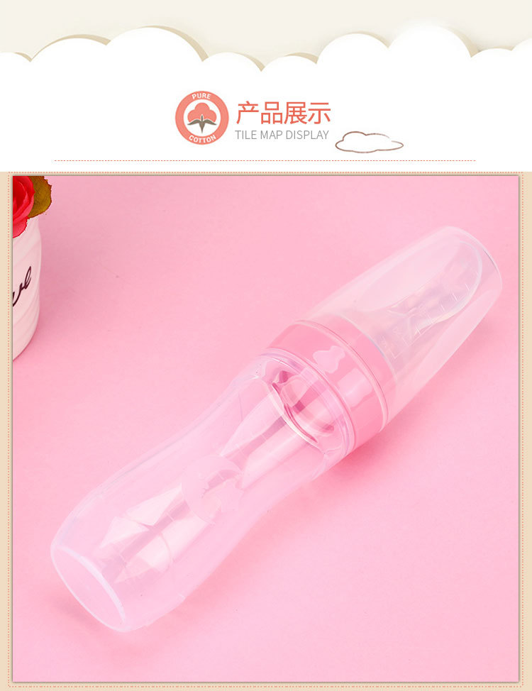 Baby Rice Cereal Bottle Baby Training Silicone Nursing Bottle Squeeze Spoon Baby Food Bottle Rice Cereal Spoon 120 Baby Rice Cereal Bottle Baby Training Silicone Nursing Bottle Squeeze Spoon Baby Food Bottle Rice Cereal Spoon 120