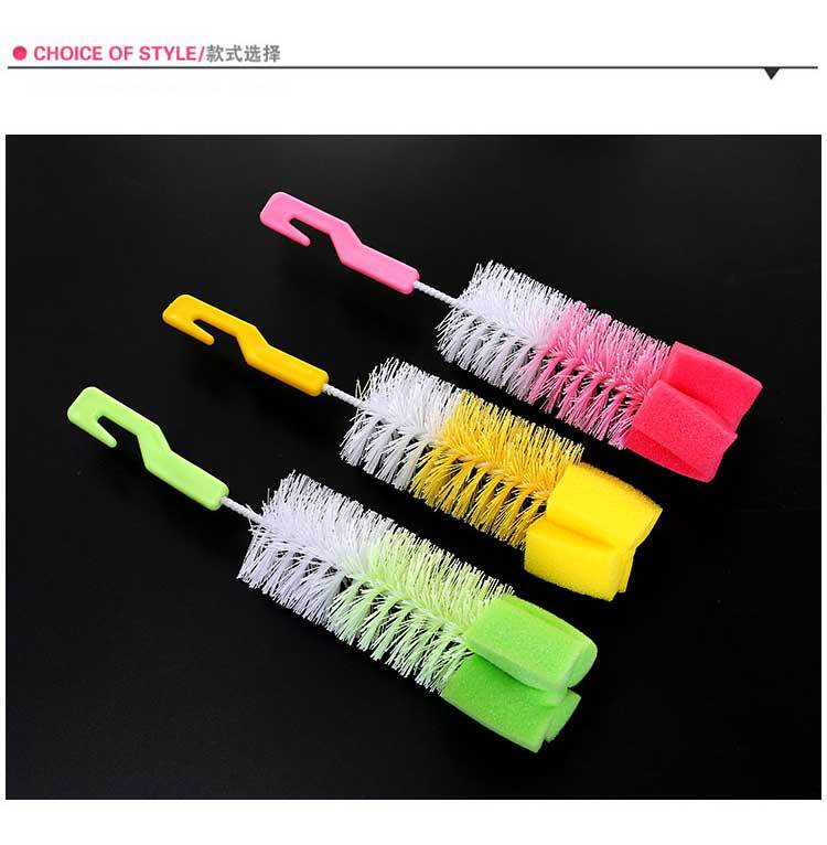 Baby Bottle Brush Kitchen Fine Wool Sponge Brush Glass Cup Cleaning Brush 360 Degree Rotating Brush clean brush Baby Bottle Brush Kitchen Fine Wool Sponge Brush Glass Cup Cleaning Brush 360 Degree Rotating Brush clean brush