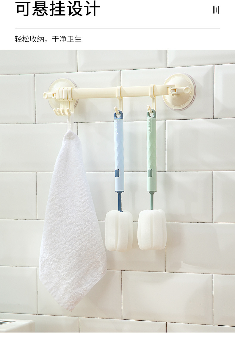 Collection Original Sponge Brush Detachable Cleaning Brush Household Baby Bottle Brush Long HandleCleaning products Collection Original Sponge Brush Detachable Cleaning Brush Household Baby Bottle Brush Long HandleCleaning products