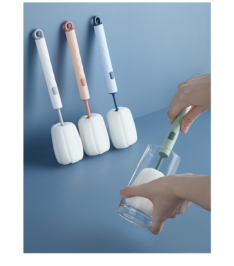 Collection Original Sponge Brush Detachable Cleaning Brush Household Baby Bottle Brush Long HandleCleaning products Collection Original Sponge Brush Detachable Cleaning Brush Household Baby Bottle Brush Long HandleCleaning products