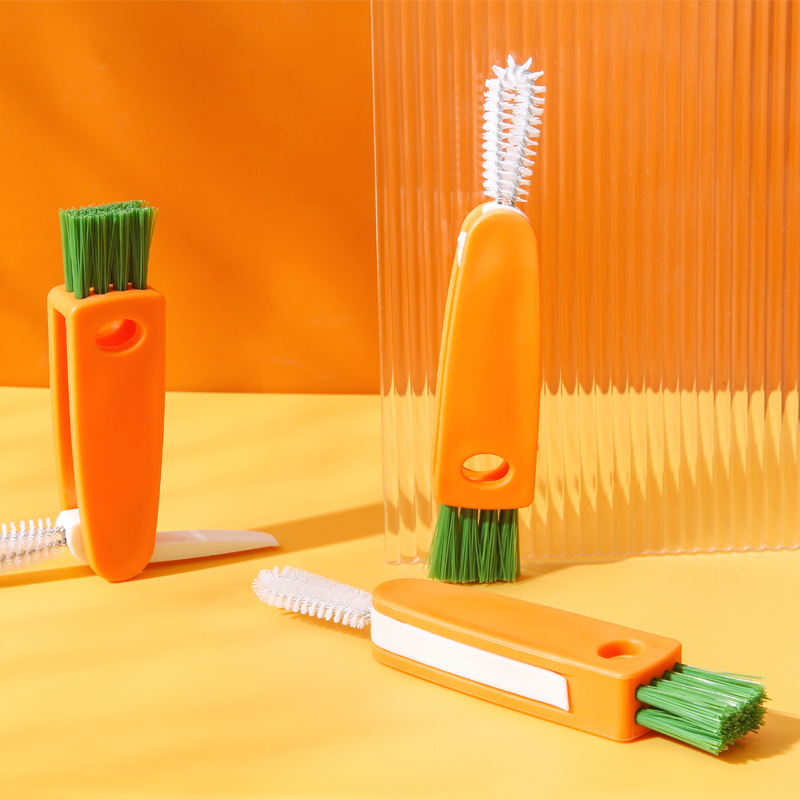 Gap Brushes Creative Baby&#039;s Bottle Brush Pacifier Brush Multifunctional Groove Cleaning Brush Wholesale clean brush