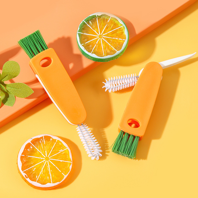 Gap Brushes Creative Baby&#039;s Bottle Brush Pacifier Brush Multifunctional Groove Cleaning Brush Wholesale clean brush