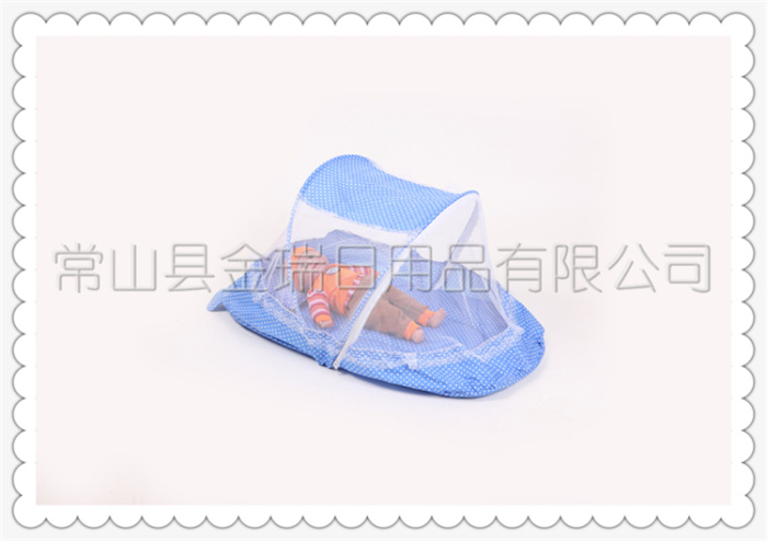 Infant baby mosquito net crib portable collapsible infant with bottom nets