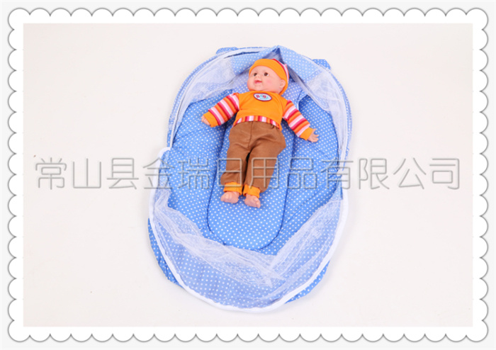 Infant baby mosquito net crib portable collapsible infant with bottom nets