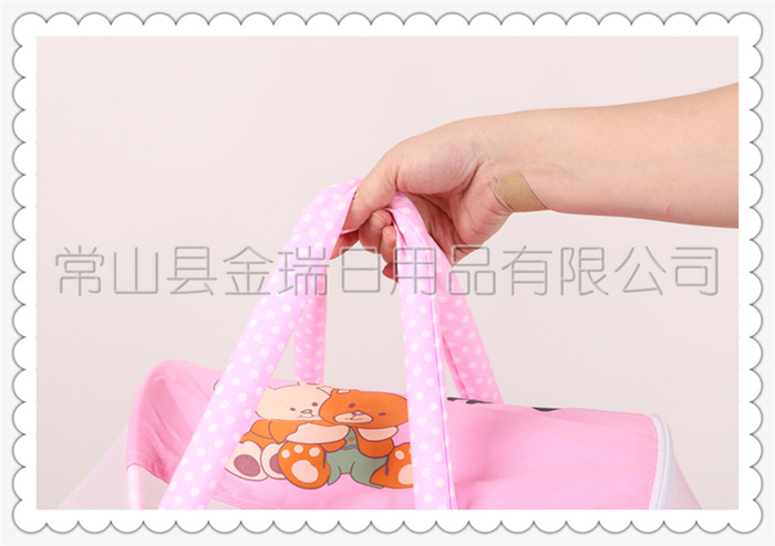 All cotton cartoon fashionable high grade baby cotton baby mosquito net baby bed net safe to go out for easy to carry All cotton cartoon fashionable high grade baby cotton baby mosquito net baby bed net safe to go out for easy to carry
