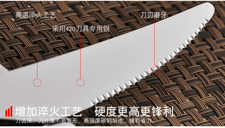 steel knives forks and Spoons Hotel western tableware set large steak knife coffee spoon fruit knives and forks steel knives forks and Spoons Hotel western tableware set large steak knife coffee spoon fruit knives and forks