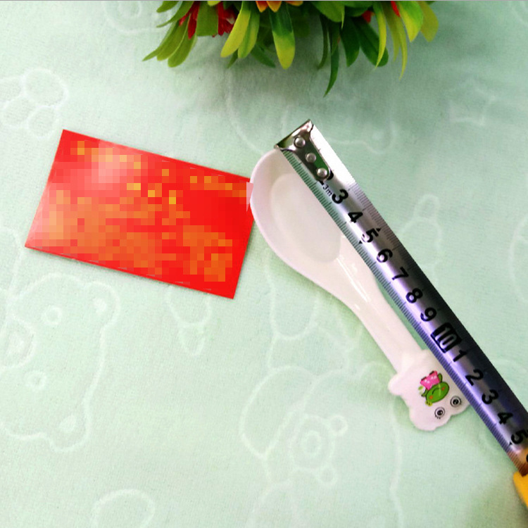 Cute Fashion Creative 5 Frog Spoons Multifunctional Plastic Rice Spoon Rice Leaf Spoon Factory Direct Sales