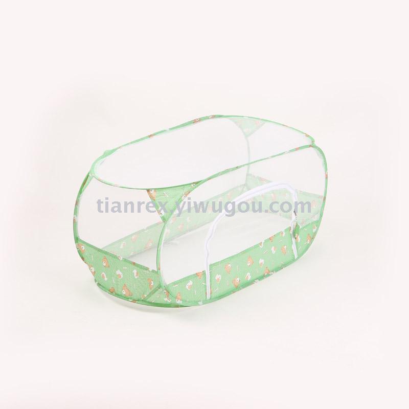 Cartoon folding portable baby mosquito net bed safety house