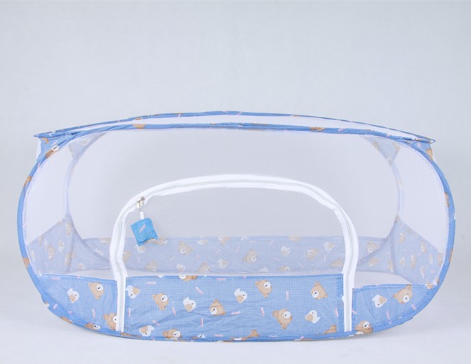 Cartoon folding portable baby mosquito net bed safety house