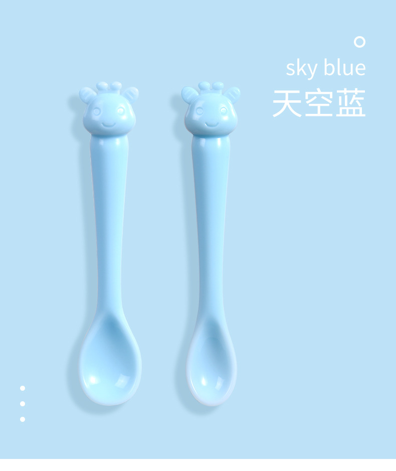 Manufacturer Direct Baby Spoons Deer Modeling Cartoon Spoons baby Feeding Tableware Spoons Training Spoons Manufacturer Direct Baby Spoons Deer Modeling Cartoon Spoons baby Feeding Tableware Spoons Training Spoons