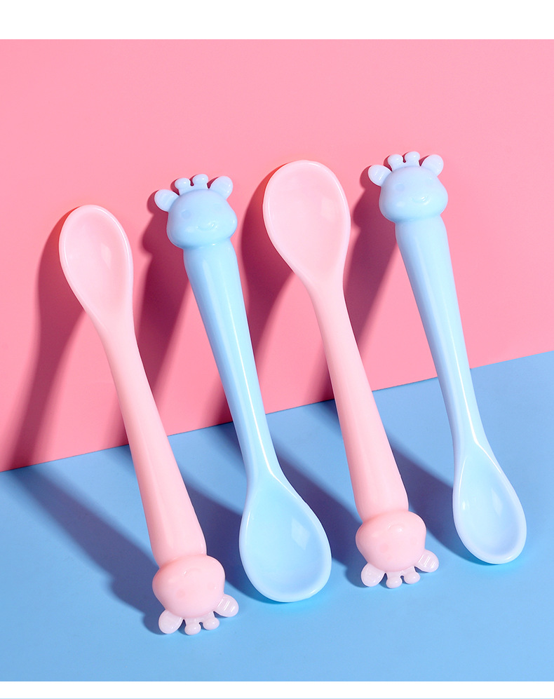 Manufacturer Direct Baby Spoons Deer Modeling Cartoon Spoons baby Feeding Tableware Spoons Training Spoons Manufacturer Direct Baby Spoons Deer Modeling Cartoon Spoons baby Feeding Tableware Spoons Training Spoons