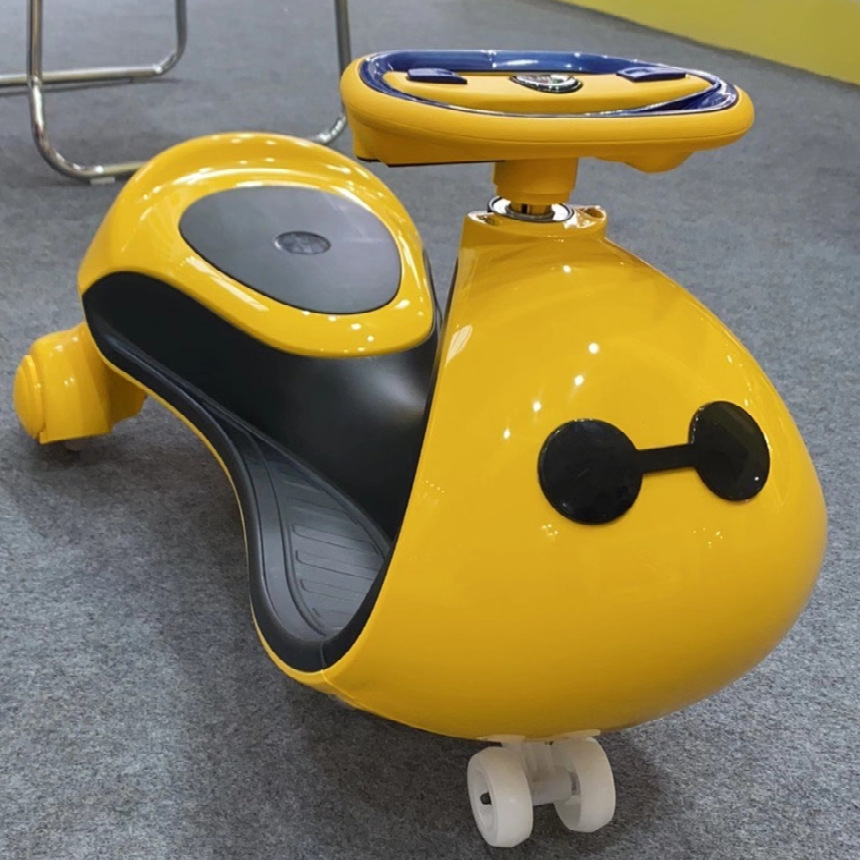 Swing Car Children&#039;s 1-3 Years Old Anti-Rollover 4 Baby Boys and Girls Sliding Universal Wheel    Baby Swing Car