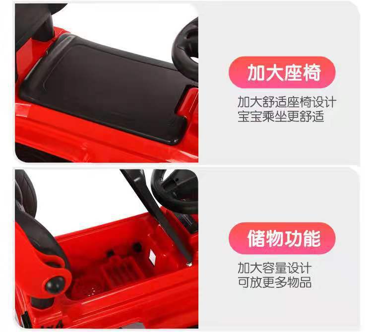 One Piece Dropshipping Baby Swing Car Hand Push Scooter Four-Wheel Luge Can Be Used as Gifts Factory Wholesale