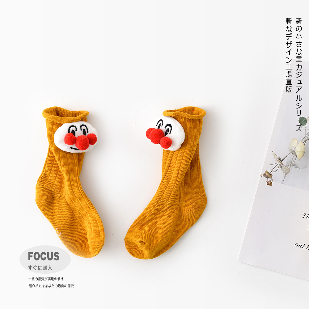 20-Year Spring New Yueji Infant Clothing Men and Women Newborn Baby Cartoon Socks