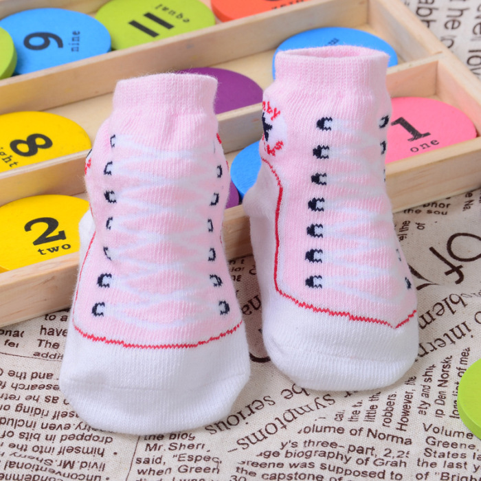 Infant socks Children's  3D socks Children's cotton floor socks 