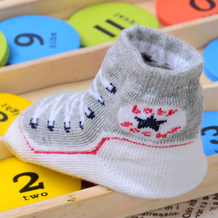 Infant socks Children's  3D socks Children's cotton floor socks 