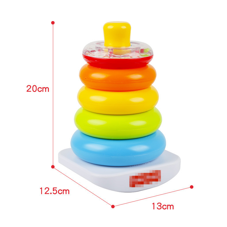 Rainbow Spring Jengle Tumbler Toy Children's Colorful Ferrule Layered Infant Early Childhood Educational Toys Rainbow Spring Jengle Tumbler Toy Children's Colorful Ferrule Layered Infant Early Childhood Educational Toys