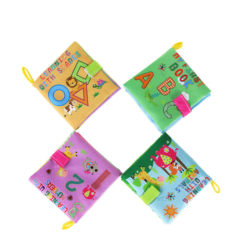 Infant Ring Paper Palm Book Baby Educational Early Education Cloth Book Cloth Toy Delivery Toys for Children and Infants
