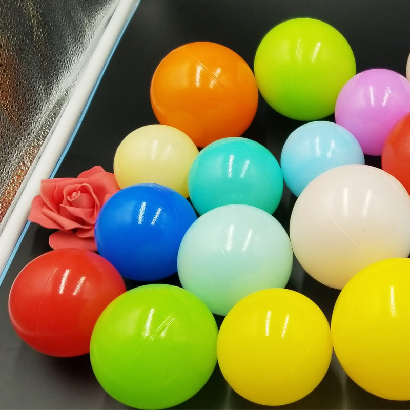 Baby Marine Ball Thickened Elastic Bounce Ball Children Park Toys Color Indoor Ball Pool Infant Toy Ball