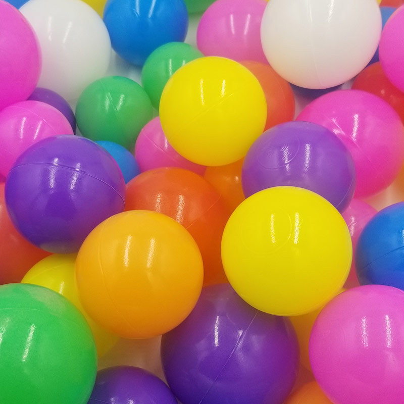Baby Marine Ball Thickened Elastic Bounce Ball Children Park Toys Color Indoor Ball Pool Infant Toy Ball