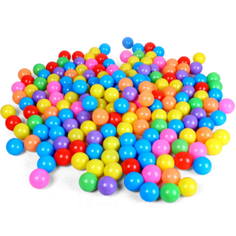 Baby Marine Ball Thickened Elastic Bounce Ball Children Park Toys Color Indoor Ball Pool Infant Toy Ball