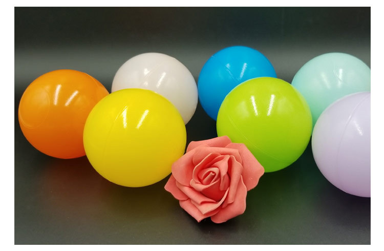 Baby Marine Ball Thickened Elastic Bounce Ball Children Park Toys Color Indoor Ball Pool Infant Toy Ball