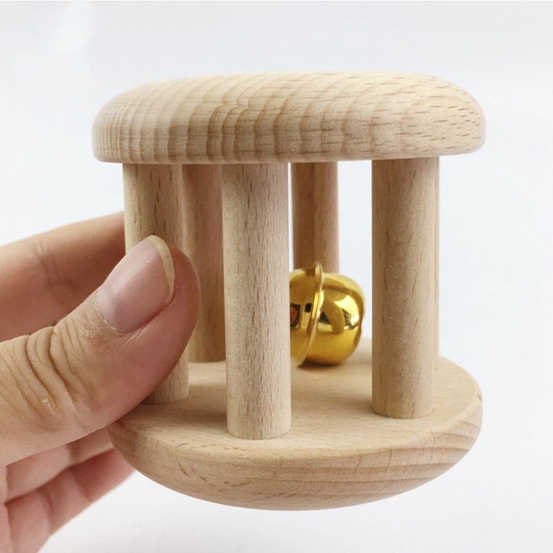 Infant Toys Newborn Toy Sets Infant Solid Wood Paint-Free Environmentally Friendly Molars Rattle Bag Set Infant Toys Newborn Toy Sets Infant Solid Wood Paint-Free Environmentally Friendly Molars Rattle Bag Set