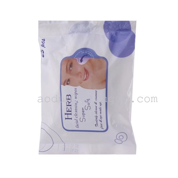 25 piece wet towels/wipes/Makeup bags ladies make-up Remover wet tissue paper export manufacturers