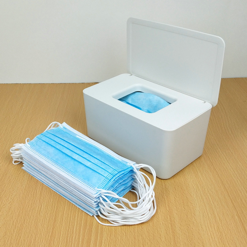 New Style Wet Tissue Paper Extraction Box Wet Tissue Box Household DustProof Desktop Sealing Wet Tissue Box Storage Box