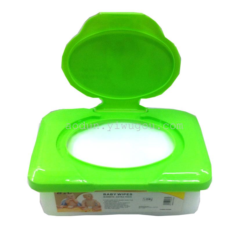 Infant boxed wipes babay wipes wet tissue paper manufacturers to export 80 sheets
