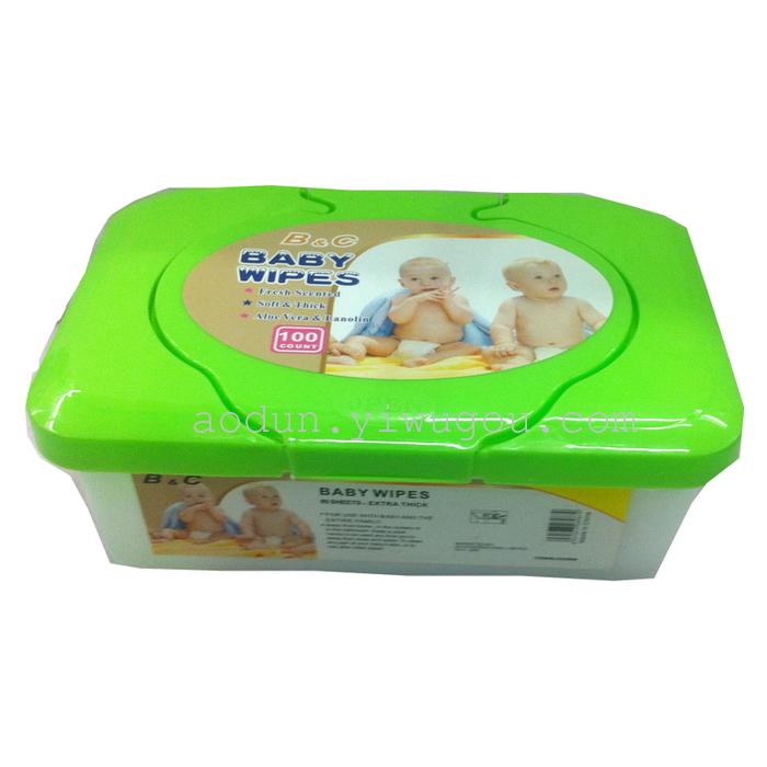 Infant boxed wipes babay wipes wet tissue paper manufacturers to export 80 sheets