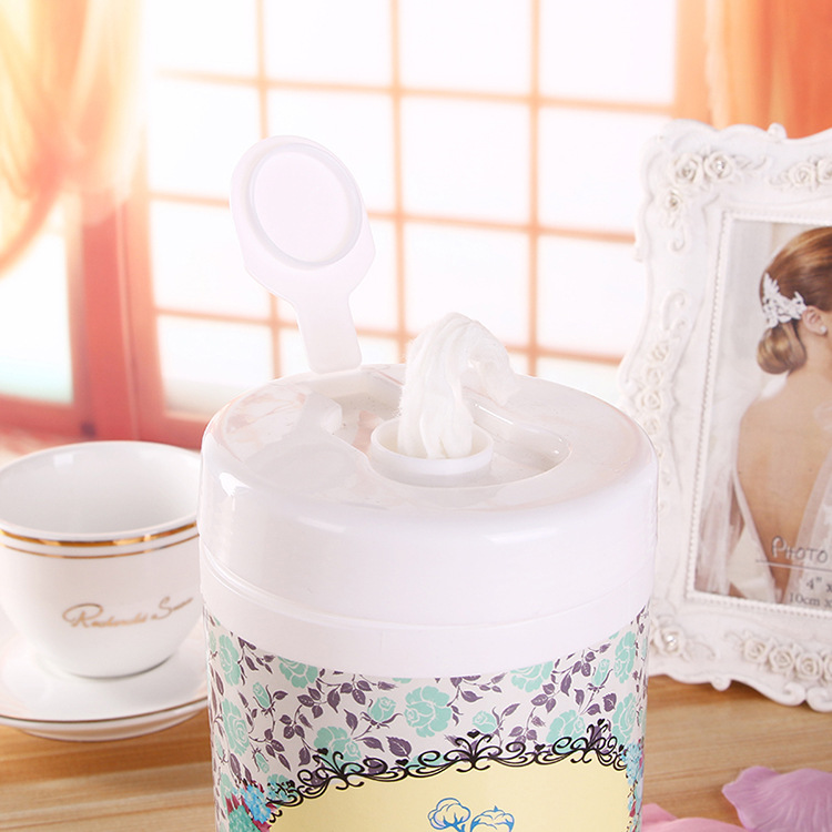 150 barreled cleaning and sterilizing wet tissue quality non-woven disposable paper towels Home Furnishing pumping