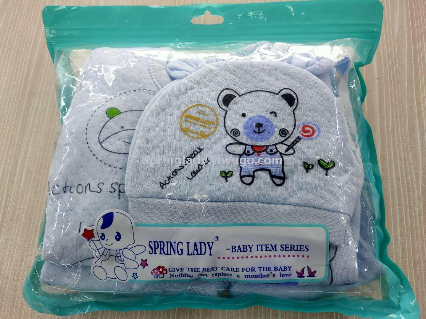 Baby Clothes Babies' Suit 5-Piece Newborn Clothes African Hot Selling Suit Spring Lady