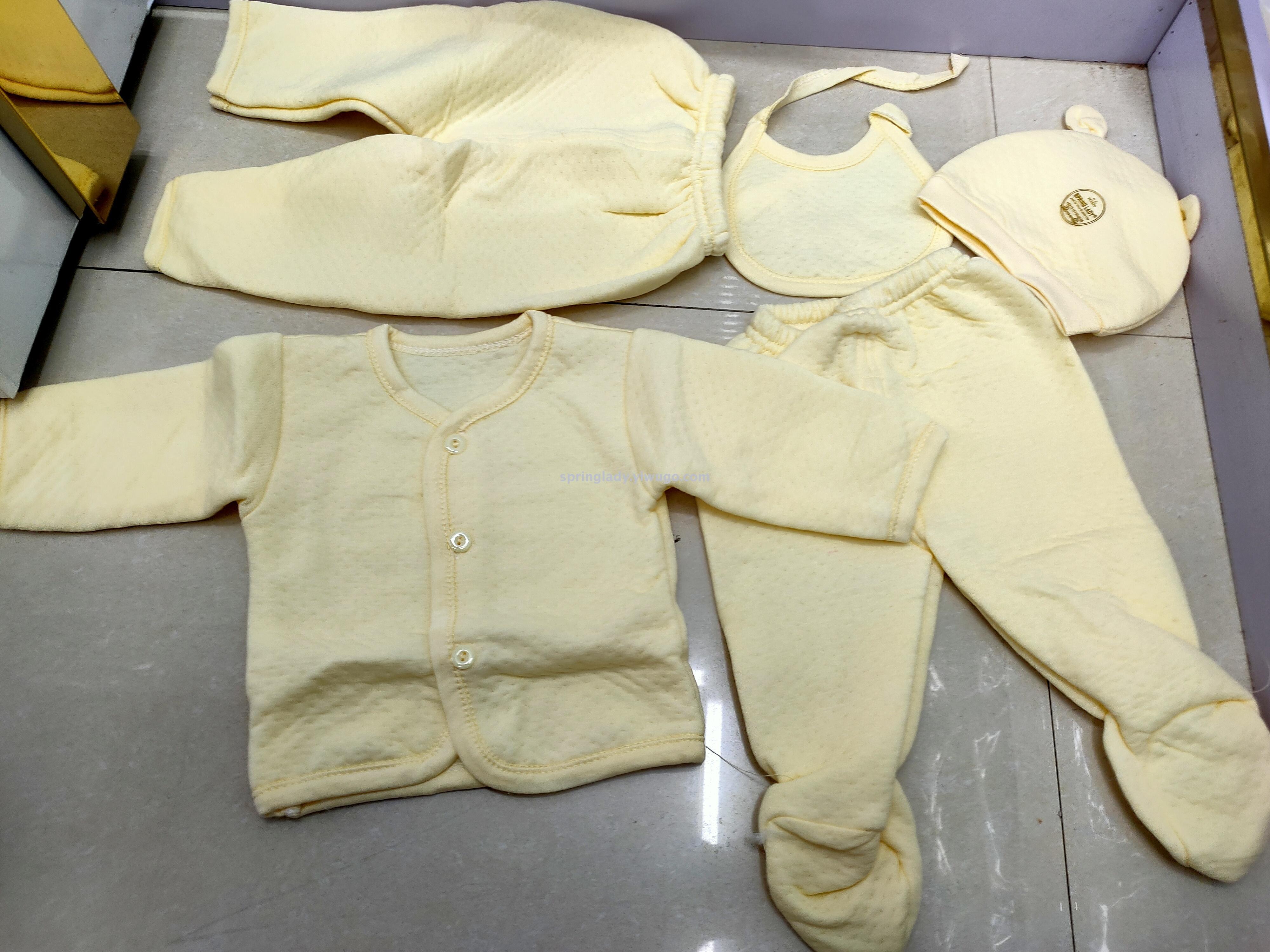 Baby Clothes Babies&#039; Suit 5-Piece Newborn Clothes African Hot Selling Suit Spring Lady