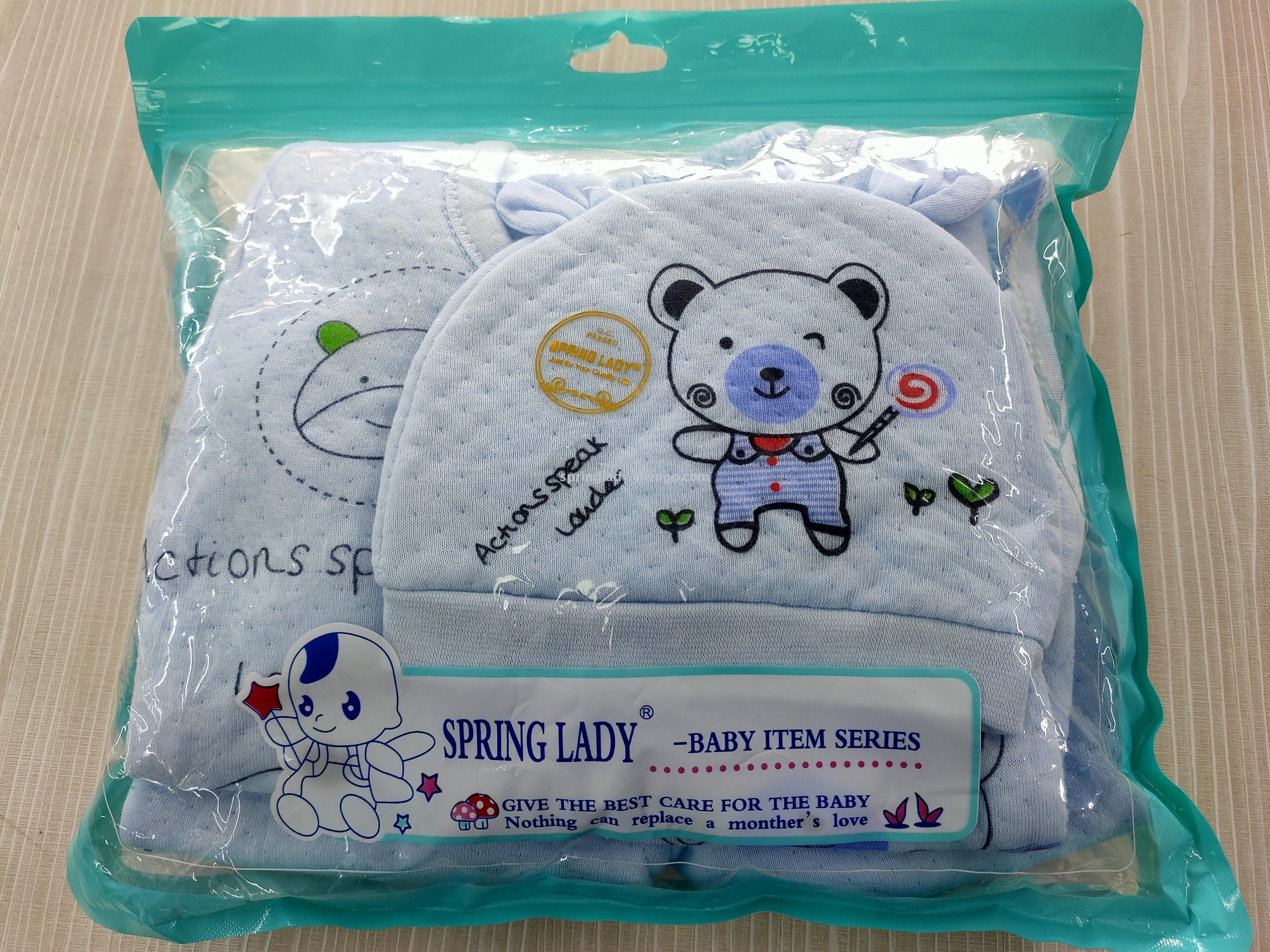 Baby Clothes Babies' Suit 5-Piece Newborn Clothes African Hot Selling Suit Spring Lady