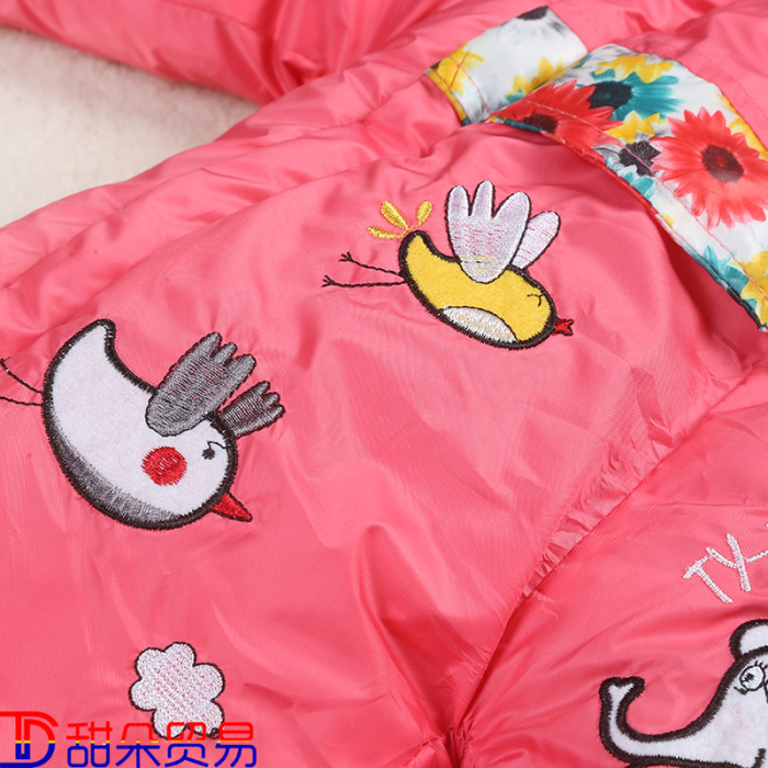 Baby baby clothes cotton padded winter thickened Siamese clothes bag feet warm clothes, sleeping blankets