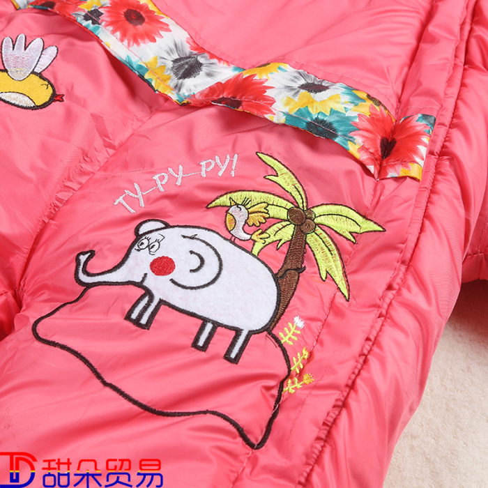 Baby baby clothes cotton padded winter thickened Siamese clothes bag feet warm clothes, sleeping blankets