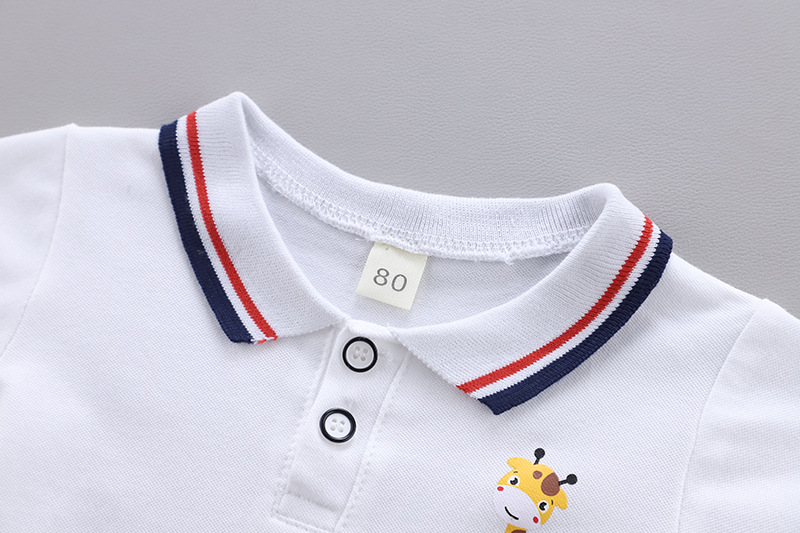 Baby Clothes Summer Baby Denim Brace Short Pants Boy Summer Thin Short-Sleeved Trendy Two-Piece Suit Tide