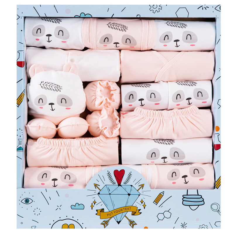 Newborn Baby Clothes Spring Full Moon Men and Women Baby Supplies Collection Newborn Gift Box Suit Newborn Gift