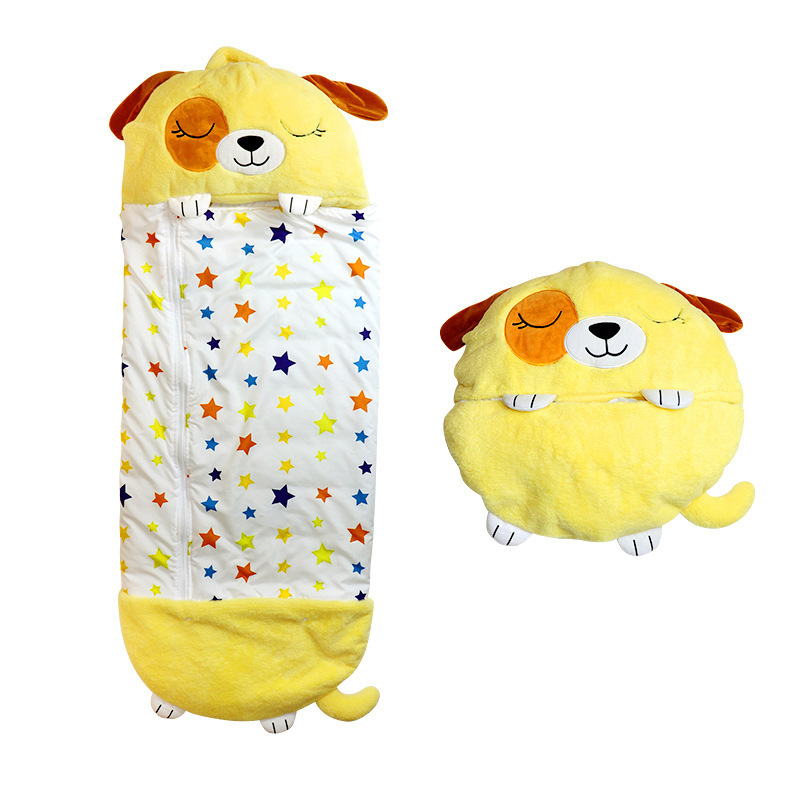 In Stock Happy Nappers Cross-Border Amazon Hot Children Sleeping Bag Cartoon Animal Baby Blanket Quilt Pillow