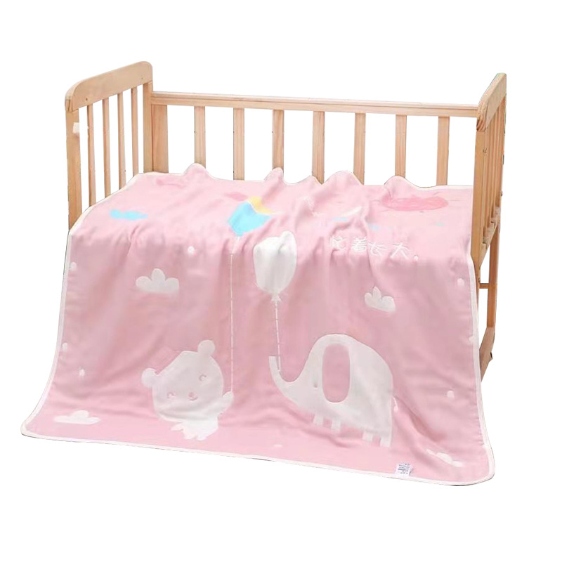 Six-Layer Gauze Towel Blanket Newborn Baby Nap Blanket Child Air Conditioner Quilt Kindergarten Gauze    Baby Blanket